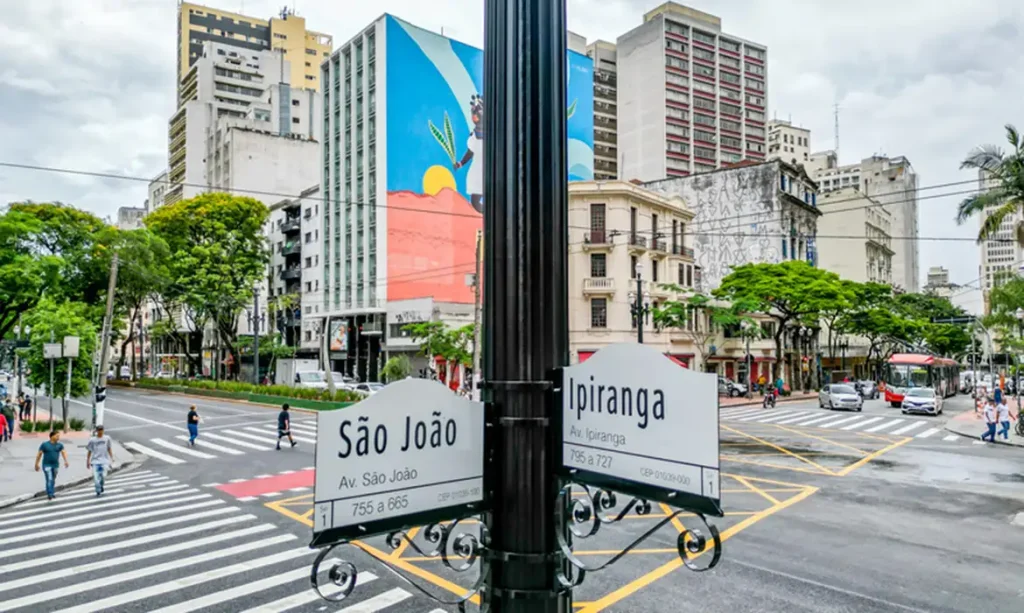 São Paulo (SP), 23/04/2026 - FOTO DE ARQUIVO - Esquina Histórica - Av. São João x Av. Ipiranga. Foto: Edson Lopes Jr/Prefeitura SP
