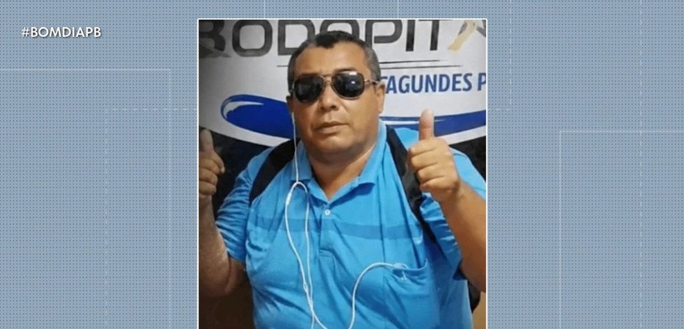 Inácio Anselmo de Araújo, de 46 anos, morreu após um acidente entre moto e carro, na PB — Foto: Reprodução / TV Cabo Branco
