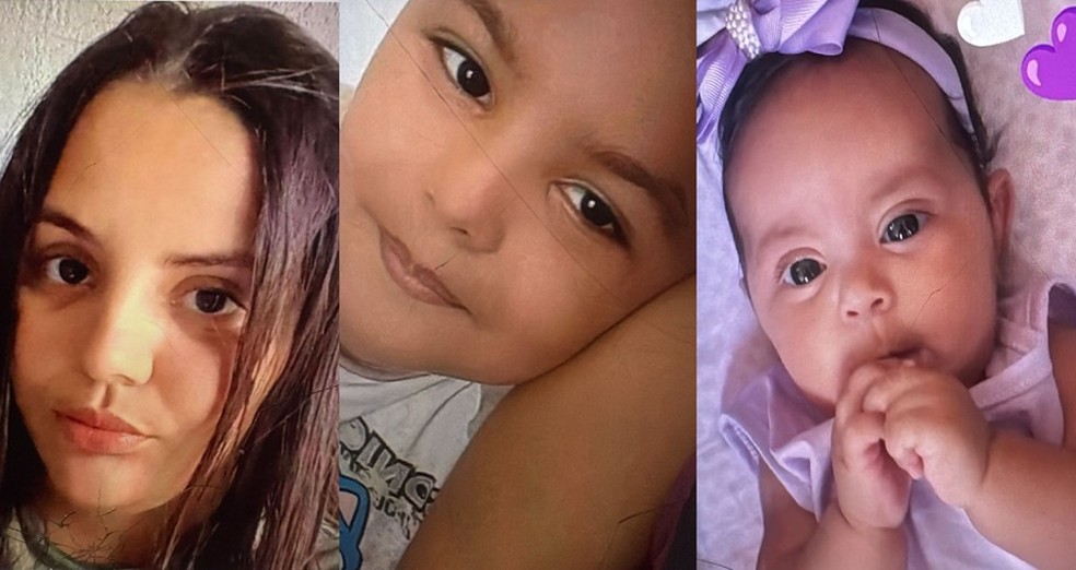 Jaqueline, Riquelmy, Maria Helena e José foram vítimas de um deslizamento de barreira em Dois Unidos, na Zona Norte do Recife — Foto: Reprodução/WhatsApp