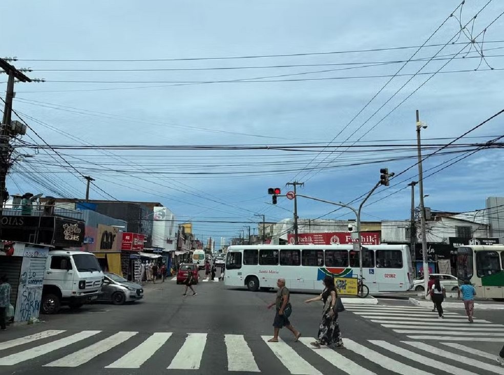 Comércio Alecrim Natal RN Rio Grande do Norte movimentação mercado lojas trânsito comércios — Foto: Augusto César Gomes/g1