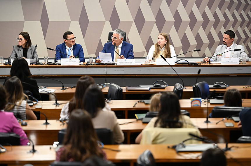 Mesa: 
presidente executiva do Instituto Isabel, advogada e profissional de relações governamentais e políticas públicas, Andrea Hoffmann Formiga; 
presidente da Associação Nacional de Educação Domiciliar (Aned), Carlos Vinícius Reis; 
presidente eventual da CDH, senador Eduardo Girão (Novo-CE);
advogada e pedagoga, especialista em Direito Educacional – Homeschooling, Isabelle Monteiro; 
presidente da Associação das Famílias Educadoras de Santa Catarina (Afesc), Diego Vieira.