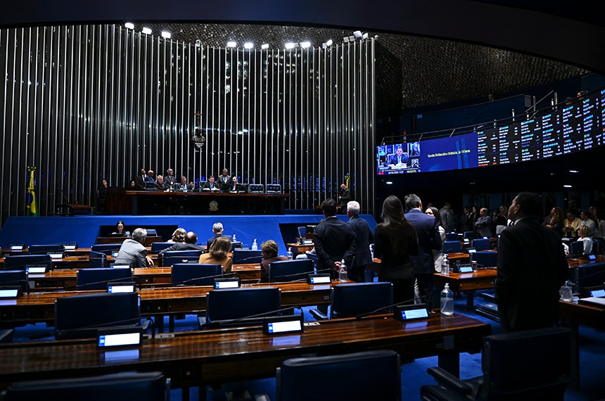 Mesa: 
senador Izalci Lucas (PL-DF);
4º secretário do Senado Federal, senador Laércio Oliveira (PP-SE);
presidente do Senado Federal, senador Davi Alcolumbre (União-AP); 
secretário-geral da Mesa do Senado Federal, Danilo Augusto Barboza de Aguiar.