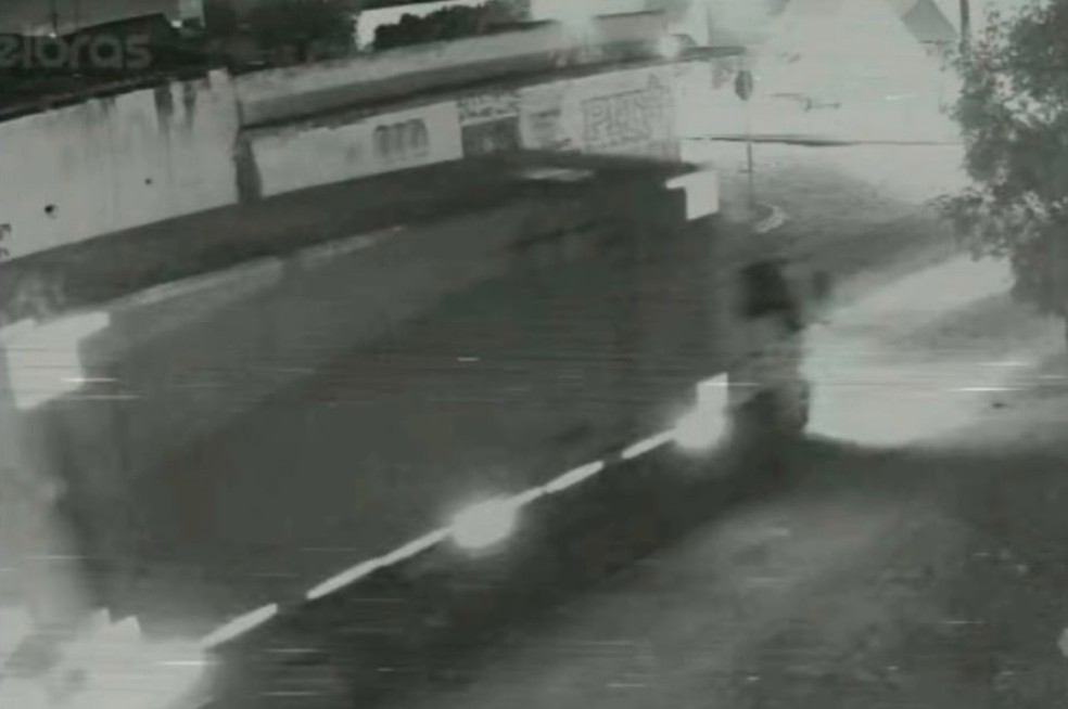 Mulher morre após moto colidir com caminhão na BR-104, entre Nova Floresta e Jaçanã — Foto: Reprodução