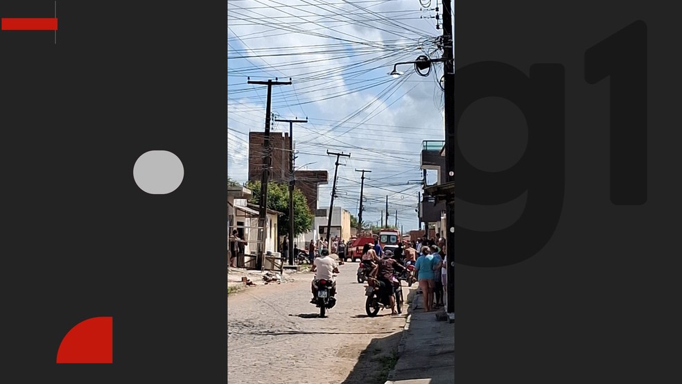 Homem vítima de choque elétrico no município de Mari, na Paraíba — Foto: Reprodução redes sociais.