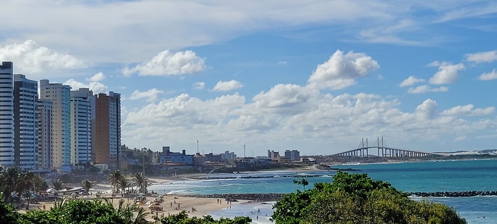 Praia de Areia Preta, em Natal — Foto: Igor Jácome/g1