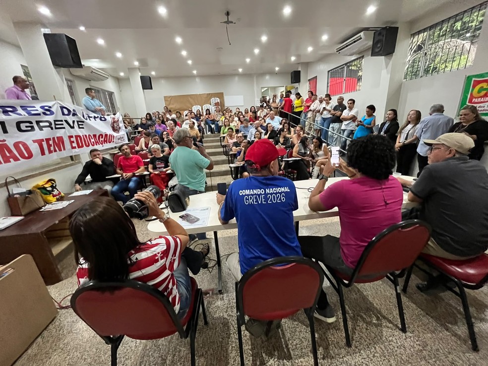 Fim da greve dos servidores técnico-administrativos da UFPB — Foto: Reprodução SINTESPB