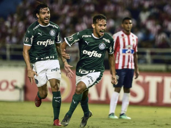 O triunfo garante ao Palmeiras seus primeiros três pontos e a liderança do Grupo F - FOTO: JOAQUIN SARMIENTO / AFP