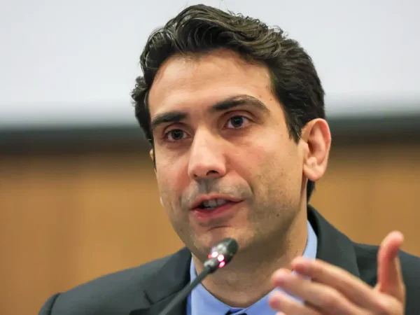 Brasília (DF) 05/09/2025 O Presidente do Banco Central, Gabriel Galípolo, durante coletiva sobre medidas de reforço da segurança do Sistema Financeiro Nacional.  Foto: Fabio Rodrigues-Pozzebom/ Agência Brasil