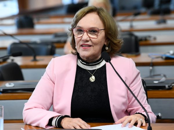 A senadora defendeu a prorrogação do Auxílio Emergencial enquanto durar a pandemia — Foto: Geraldo Magela/Agência Senado