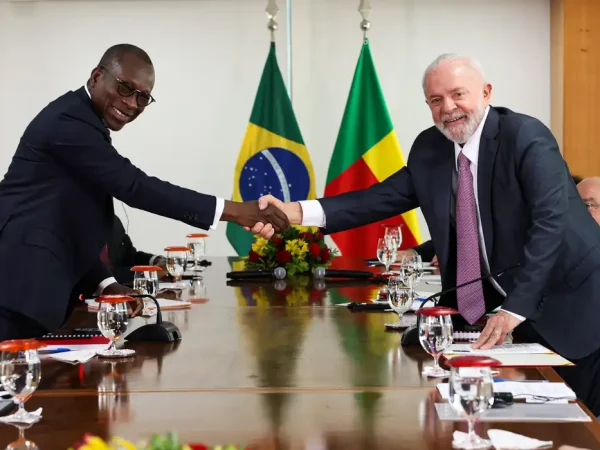 Brasília (DF) 23/05/2024 - Cerimônia oficial de chegada do Presidente da República do Benim e reunião bilateral com o Presidente do Benim, Patrice Talon, por ocasião de sua visita ao Brasil.
Foto: Antonio Cruz/Agência Brasil
