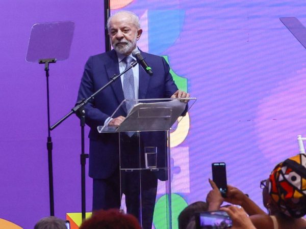 Brasília (DF), 29/09/2025 – O presidente Luiz Inácio Lula da Silva participa da cerimônia de abertura da 5ª conferência nacional de políticas para as mulheres.
Foto: Antonio Cruz/Agência Brasil