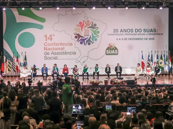 Brasília (DF), 08/12/2025 - O Presidente Lula participa da 14ª Conferência Nacional de Assistência Social. Foto: Valter Campanato/Agência Brasil