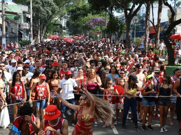 São Paulo (SP), 02/03/2025 - Bloco carnavalesco Os Piores desfila na rua Rui Barbosa, em Bela Vista. Foto: Rovena Rosa/Agência Brasil