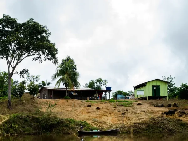 Colniza, MT, Brasil: Comunidade de ribeirinhos de São Lourenço.  (Foto: Marcelo Camargo/Agência Brasil)