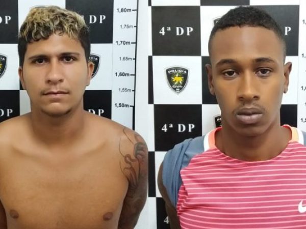 Nas investigações, os dois foram identificados de ter praticado um roubo em uma loja, no bairro Petrópolis (Foto: Divulgação/Polícia Civil)