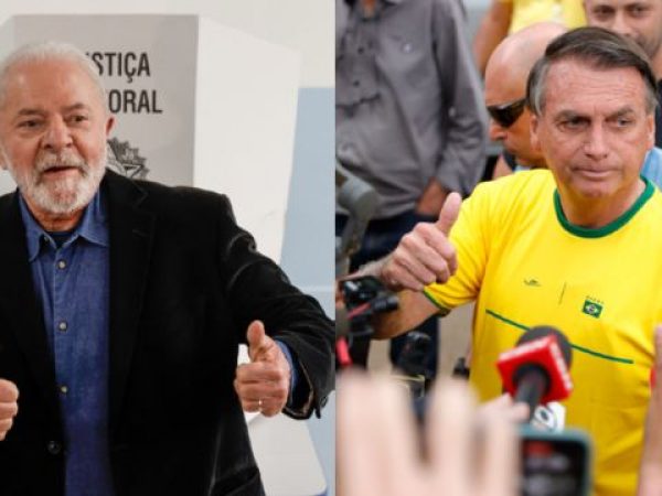 Lula e Bolsonaro alcançaram 48% e 43% dos votos, respectivamente. — Foto: Divulgação/Reprodução