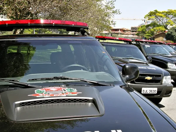 Viaturas da polícia civil de São Paulo