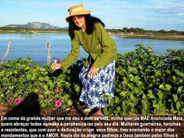Anunciada Maia, mãe do deputado federal João Maia — Foto: Reprodução/Instagram