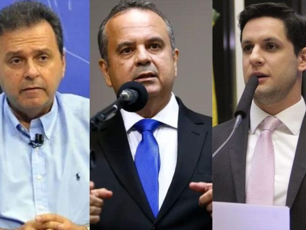 Carlos Eduardo, Rogério Marinho e Rafael Mota. — Foto: Reprodução
