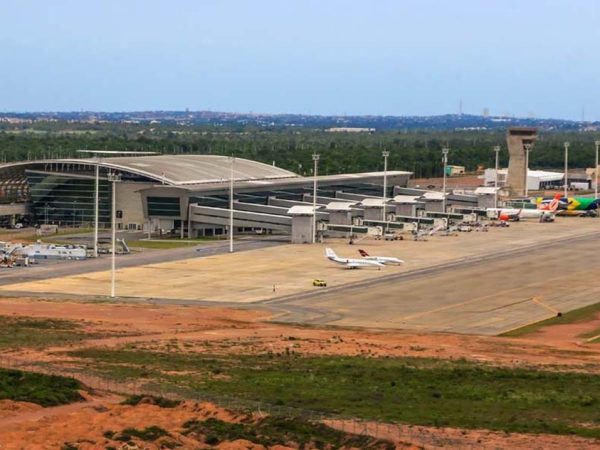 Aeroporto Internacional Aluízio Alves em São Gonçalo do Amarante (Foto: Canindé Soares)