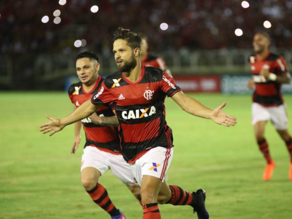 Diego deixou sua marca na vitória do Flamengo (Foto: Gilvan de Souza/Flamengo)