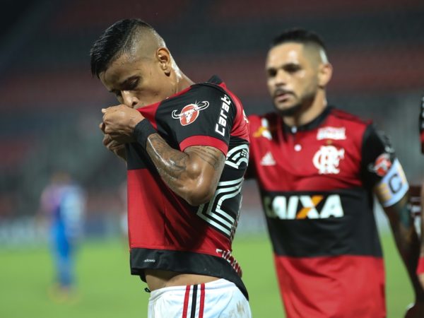 Everton foi o nome do primeiro gol na Ilha do Urubu (Gilvan de Souza/Flamengo)