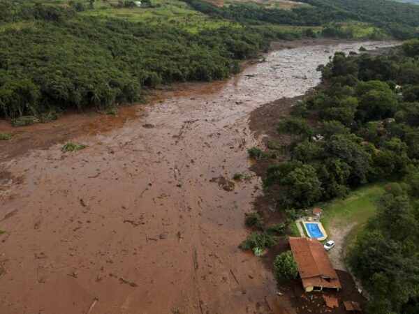 A house is seen in an area next to a dam owned by Brazilian miner Vale SA that burst, in Brumadinho