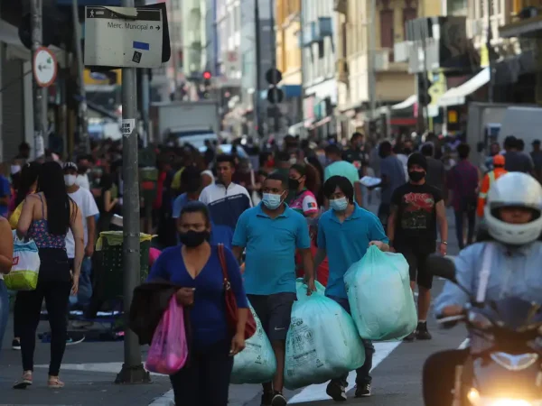 Comercio de rua, São Paulo (SP) , pandemia de coronavírus.