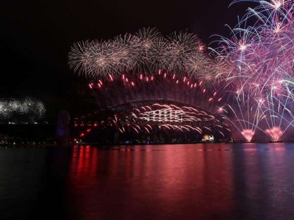 Austrália/celebração do Ano Novo