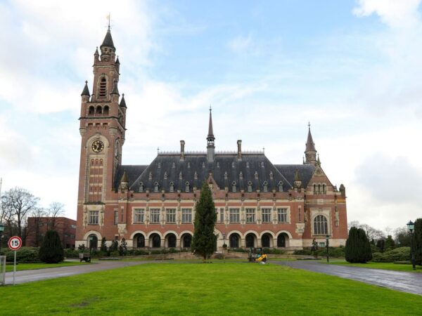 Vista da Corte Internacional de Justiça em Haia, na Holanda
