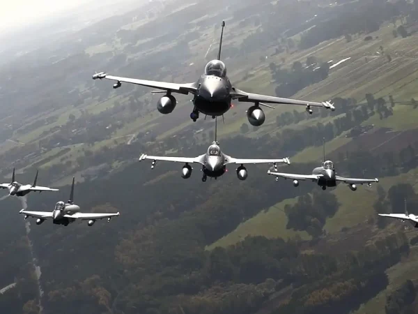 **VIDEO AVAILABLE: CONTACT INFO@COVERMG.COM TO RECEIVE**

Fighter jets from Italy, Poland and the United States took to the skies over NATO’s eastern flank as part of NATO’s Air Shielding mission. The line-up of aircraft included Italian Eurofighters, Polish F-16s and Polish MiG-29s and United States F-22s. The planned one-day series of aerial manoeuvres were conducted from Łask Air Base in Poland on 12 October 2022.

NATO’s Air Shielding mission is an increased air and missile defence posture along the Alliance’s eastern flank, implemented in the wake of Russia’s brutal invasion of Ukraine. Allies have deployed more fighter jets and ground-based air and missile defence systems to protect Allies along the eastern flank against possible air and missile threats. This is purely defensive, and a key component of NATO's enhanced deterrence and defence posture. NATO’s Air Shielding involves deployments ranging from a few weeks to several months at air bases and key locations in the eastern part of the Alliance.

Footage includes aerial manoeuvres of Italian Eurofighters, Polish F-16s and MiG-29s, and US F-22s.

The aerial manoeuvres come amid increased tensions on NATO's Eastern flank due to Russia's war in Ukraine and threats from Kremlin leaders to members of the NATO Alliance.

Where: Łask Air Base, Poland
When: 12 Oct 2022
Credit: US Air Force/Cover Images

**EDITORIAL USE ONLY. MATERIALS ONLY TO BE USED IN CONJUNCTION WITH EDITORIAL STORY. THE USE OF THESE MATERIALS FOR ADVERTISING, MARKETING OR ANY OTHER COMMERCIAL PURPOSE IS STRICTLY PROHIBITED. MATERIAL COPYRIGHT REMAINS WITH STATED SUPPLIER.**