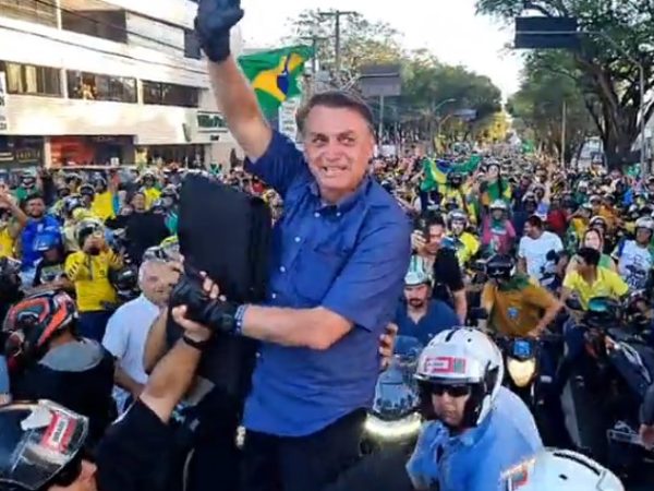 Presidente Bolsonaro em Natal. — Foto: Reprodução