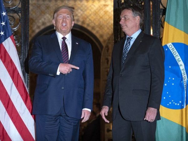 Trump e Bolsonaro. — Foto: Reprodução