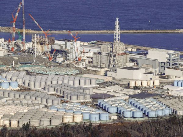 Vista da usina de Fukushima, no Japão
 22/8/2023  Kyodo via REUTERS