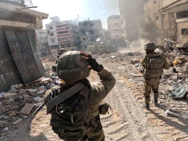 Israeli soldiers operate in the Gaza Strip amid the ongoing conflict between Israel and the Palestinian Islamist group Hamas, in this screen grab taken from a handout video released on December 4, 2023. Israel Defense Forces/Handout via REUTERS THIS IMAGE HAS BEEN SUPPLIED BY A THIRD PARTY
