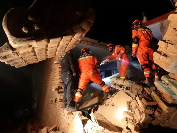 Terremoto na província chinesa de Gansu 
 19/12/2023   China Daily via REUTERS