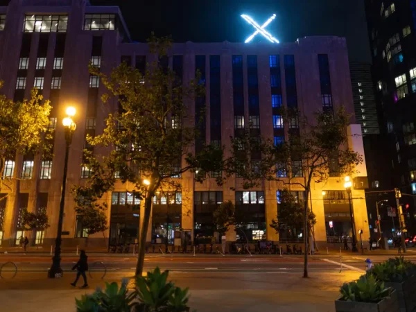 Sede do X na Califórnia, EUA
30/7/2023 REUTERS/Carlos Barria/Arquivo