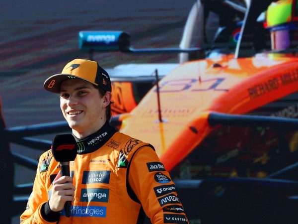 Shanghai, China - 22/03/ 2025 - Formula One F1 - Chinese Grand Prix - Shanghai International Circuit, 
McLaren's Oscar Piastri after qualifying in pole position REUTERS/Tyrone Siu