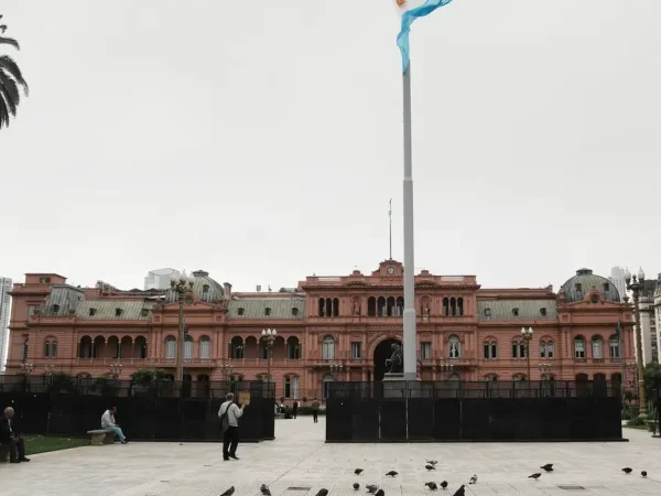 Argentina- 12/04/2025 Casa Rosada, sede da presidência da Argentina, em Buenos Aires. 
REUTERS/Irina Dambrauskas
