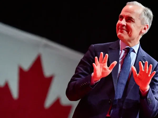 Canada's Prime Minister Mark Carney attends an event at the Liberal Party election night headquarters in Ottawa, Ontario, Canada April 29, 2025. Reuters/Jennifer Gauthier/Proibida reprodução