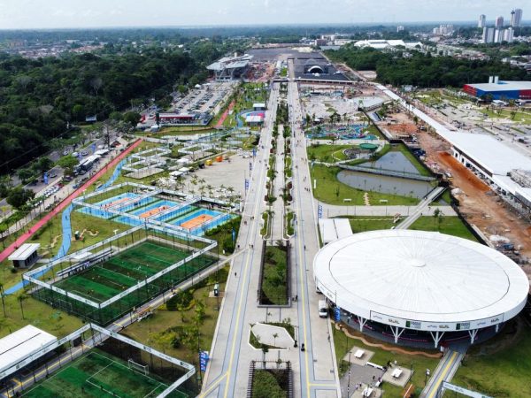 Vista aérea do Parque da Cidade, que será uma das principais sedes da COP30, em Belém
28/06/2025 REUTERS/Marx Vasconcelos