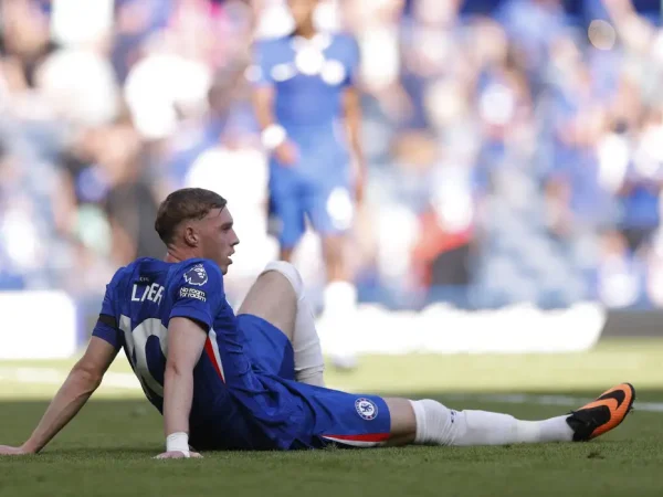 Cole Palmer após partida do Chelsea contra o Crystal Palace pelo Campeonato Inglês
17/08/2025 Action Images via Reuters/Andrew Couldridge