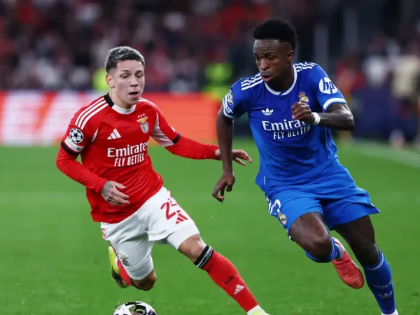 Vinícius Jr., Real Madrid, Gianluca Prestianni, benfica, liga dos campeões