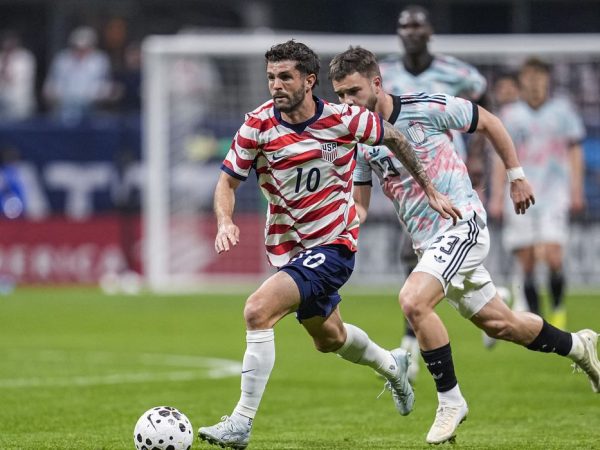 2026-03-28t222945z_1541604382_mt1usatoday28609856_rtrmadp_3_soccer-international-mens-friendly-belgium-at-usa_0 Mar 28, 2026; Atlanta, Georgia, USA; USA’s Christian Pulisic (10) controls the ball against Belgium at Mercedes-Benz Stadium. Mandatory Credit: Dale Zanine-Imagn Images