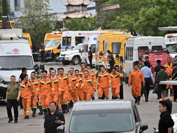 Rescuers work at the site following a gas explosion at Liushenyu coal mine in Qinyuan county, Shanxi province, China May 23, 2026. cnsphoto via REUTERS  THIS IMAGE HAS BEEN SUPPLIED BY A THIRD PARTY CHINA OUT. NO COMMERCIAL OR EDITORIAL SALES IN CHINA