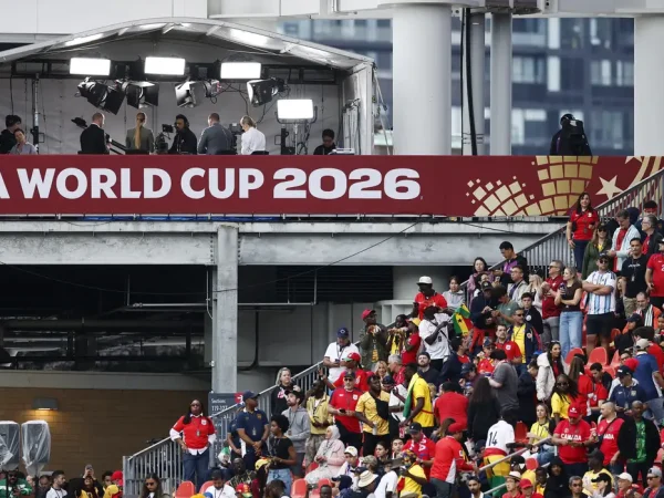 Torcedores antes da partida entre Gana e Panamá pela Copa do Mundo em Toronto
17 de junho de 2026 REUTERS/Benoit Tessier