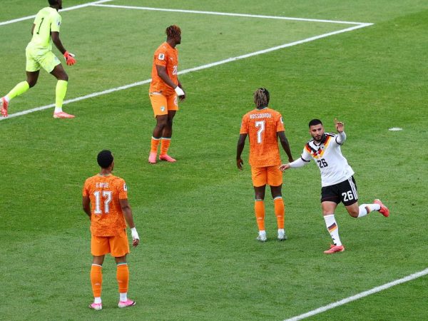 2026-06-20t220557z_1216862179_up1em6k1p3l0l_rtrmadp_3_soccer-worldcup-ger-civ Soccer Football - FIFA World Cup 2026 - Group E - Germany v Ivory Coast - Toronto Stadium, Toronto, Canada - June 20, 2026 Germany's Deniz Undav celebrates scoring their second goal REUTERS/Piroschka Van De Wouw TPX IMAGES OF THE DAY