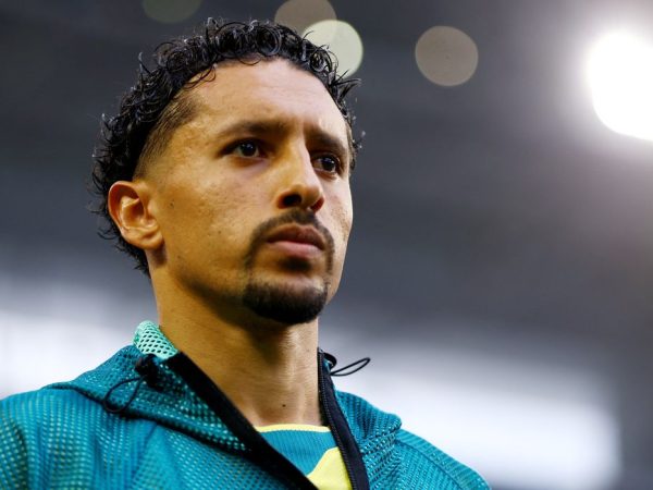 Soccer Football - FIFA World Cup 2026 - Group C - Scotland v Brazil - Miami Stadium, Miami Gardens, Florida, U.S. - June 24, 2026 Brazil's Marquinhos before the match IMAGN IMAGES via Reuters/Nathan Ray Seebeck