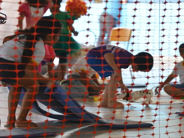 Crianças do Centro de Educação Infantil do Núcleo Bandeirante.