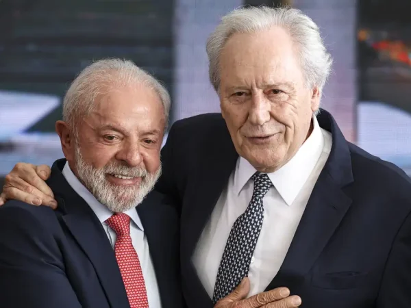 Brasília (DF), 08/01/2026 - O presidente Luiz Inácio Lula da Silva e o ministro da Justiça, Ricardo Lewandowski, participam da cerimônia relativa aos atos antidemocráticos de 8 de janeiro e assinatura de veto integral ao PL da Dosimetria. Foto: Marcelo Camargo/Agência Brasil